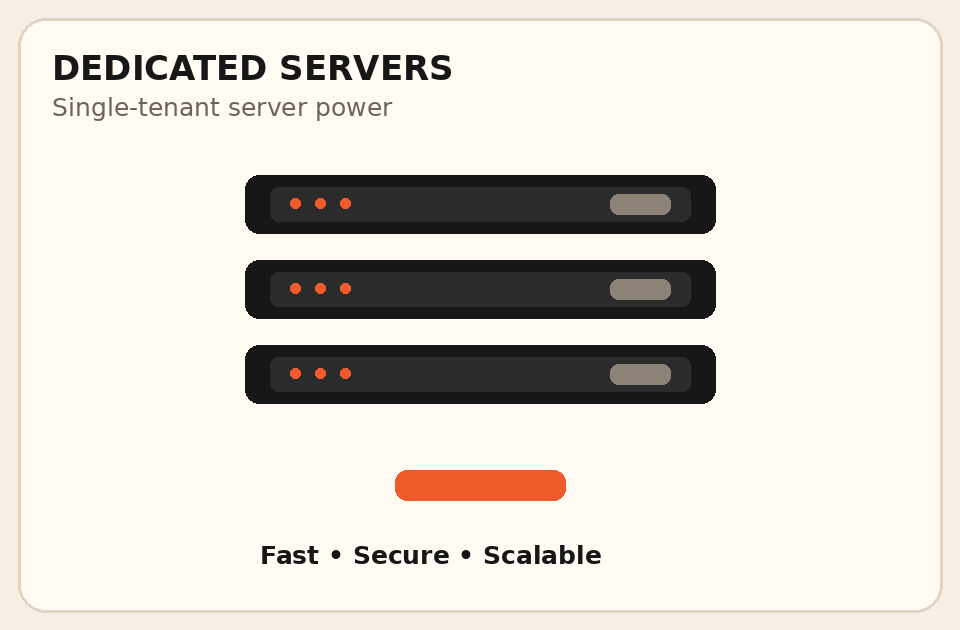 Dedicated Servers graphic