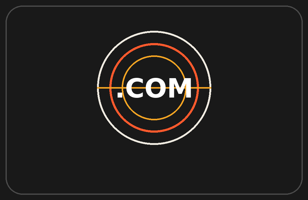 .com domain extension graphic