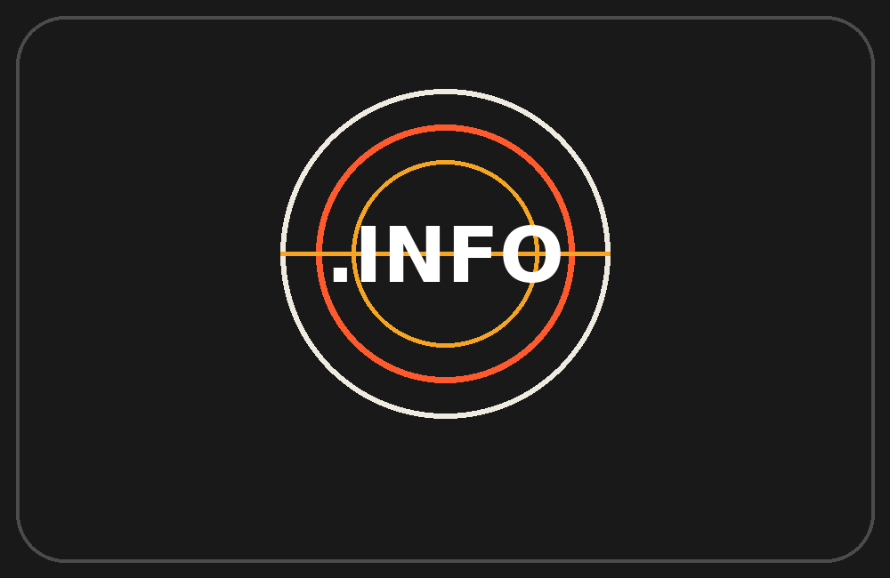 .info domain extension graphic