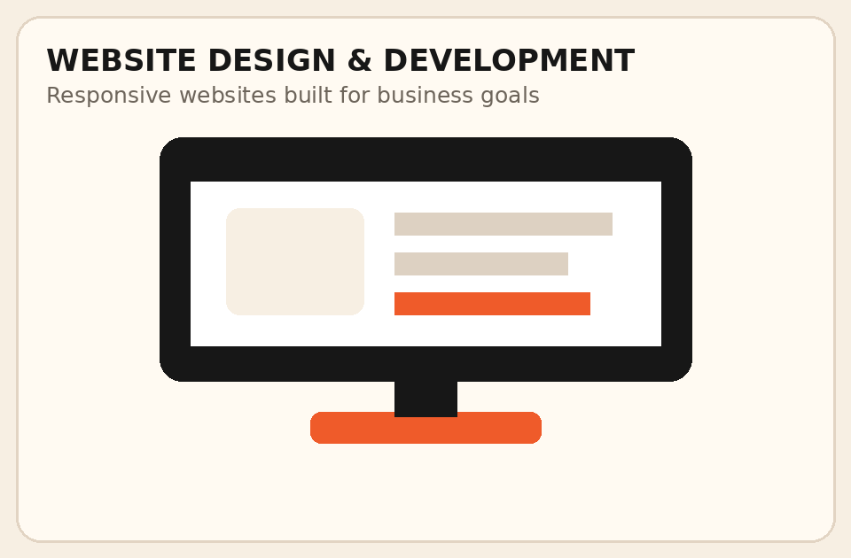 Web Design & Development graphic
